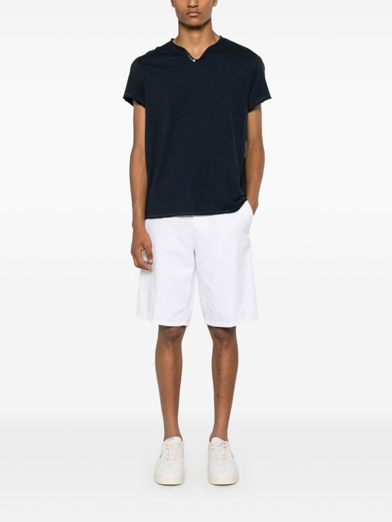 Zadig & Voltaire Henley-neck cotton T-shirt outlook