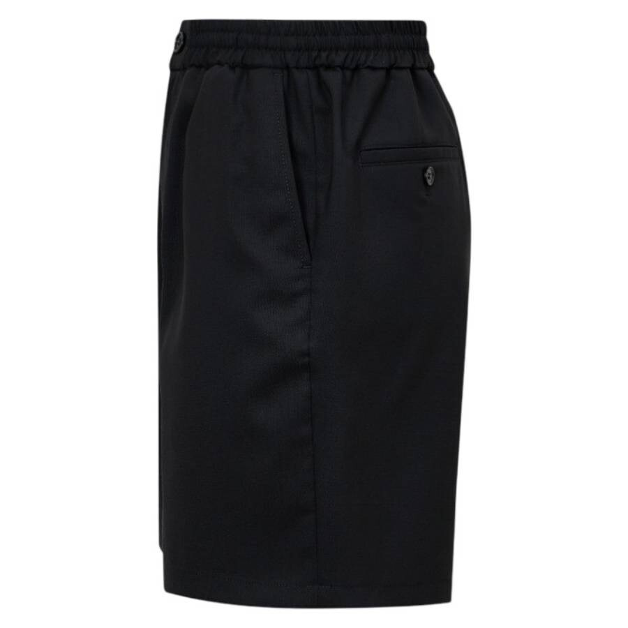 Ami Paris Elasticated Waist Wool Shorts - 3