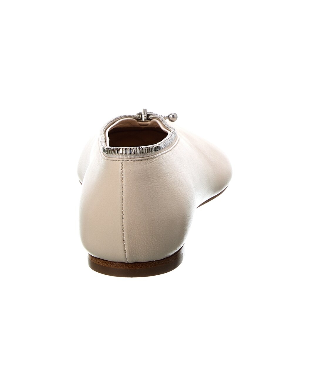 Burberry Sadler Zip Leather Ballet Flat - 3