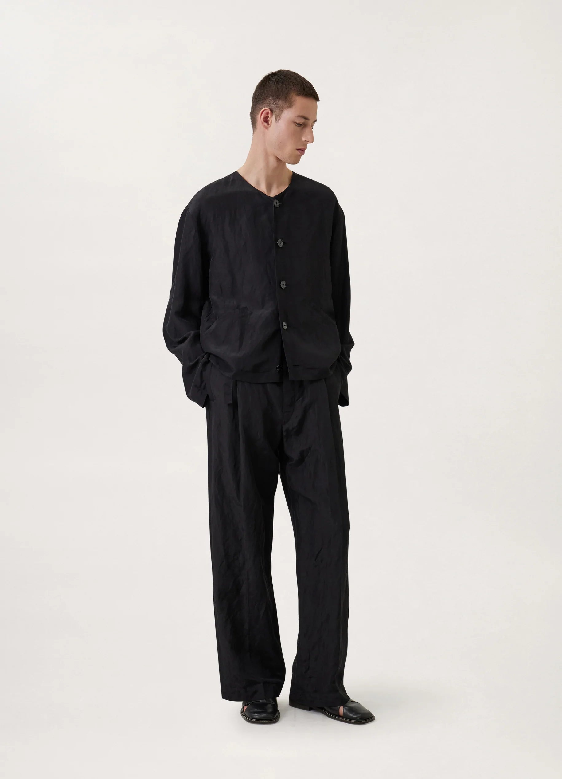 BELTED EASY PANTS
LINEN VISCOSE - 6