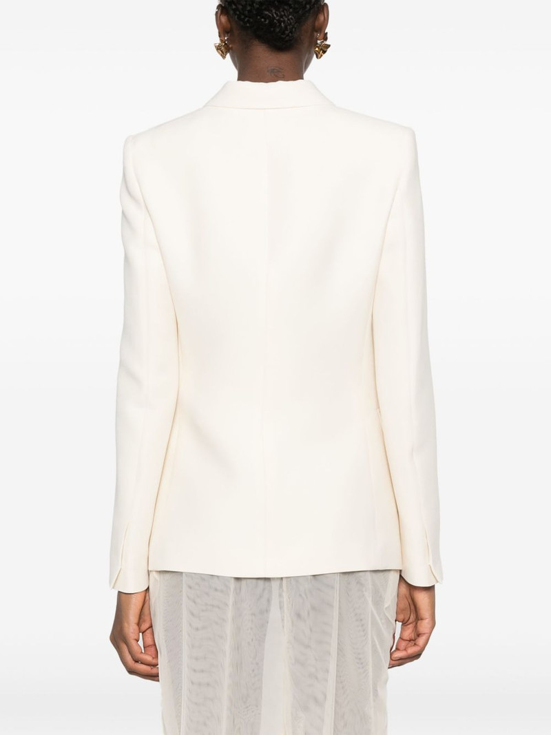 double-breasted crepe blazer 4