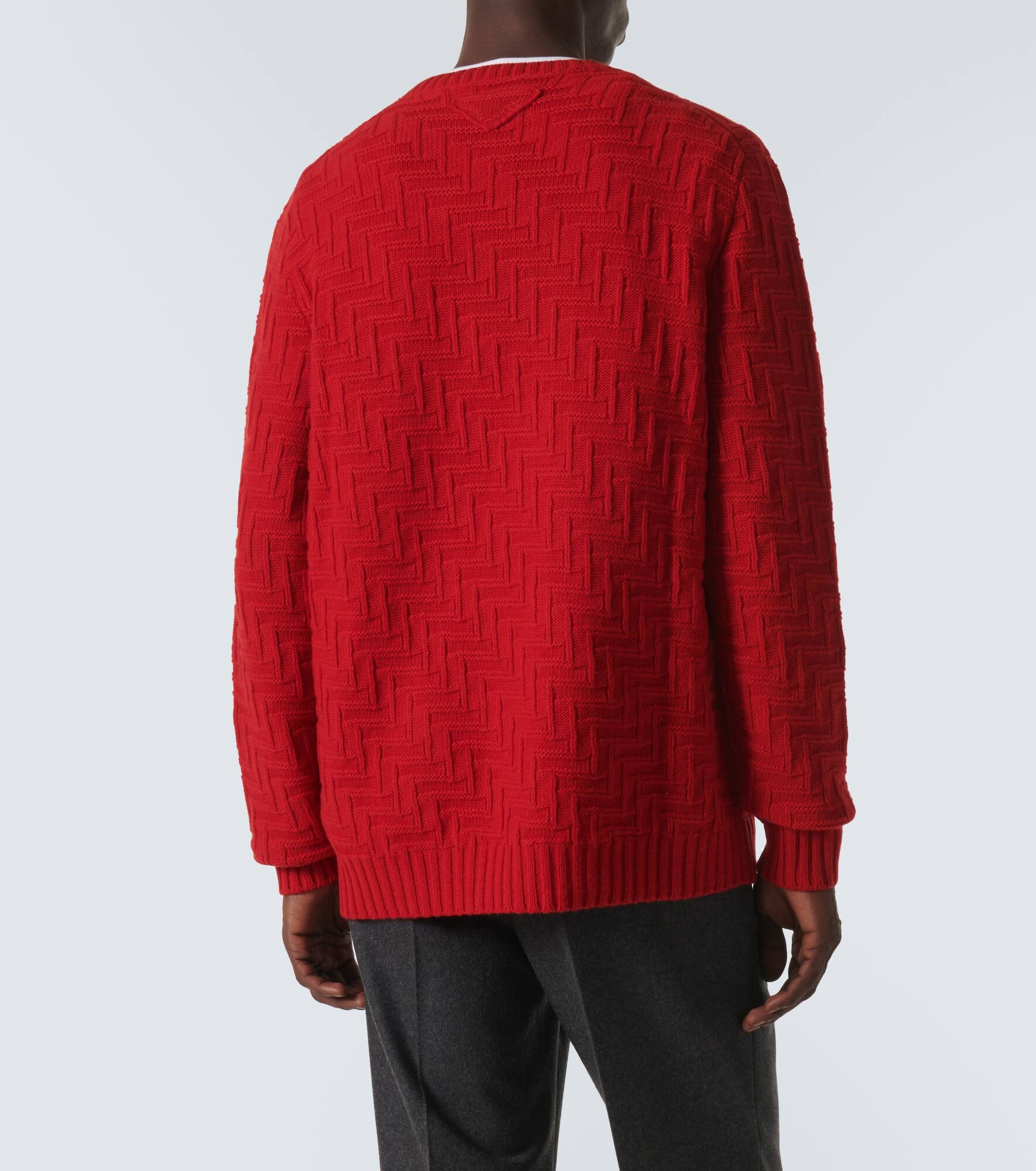 3D-knit wool and cashmere sweater - 4