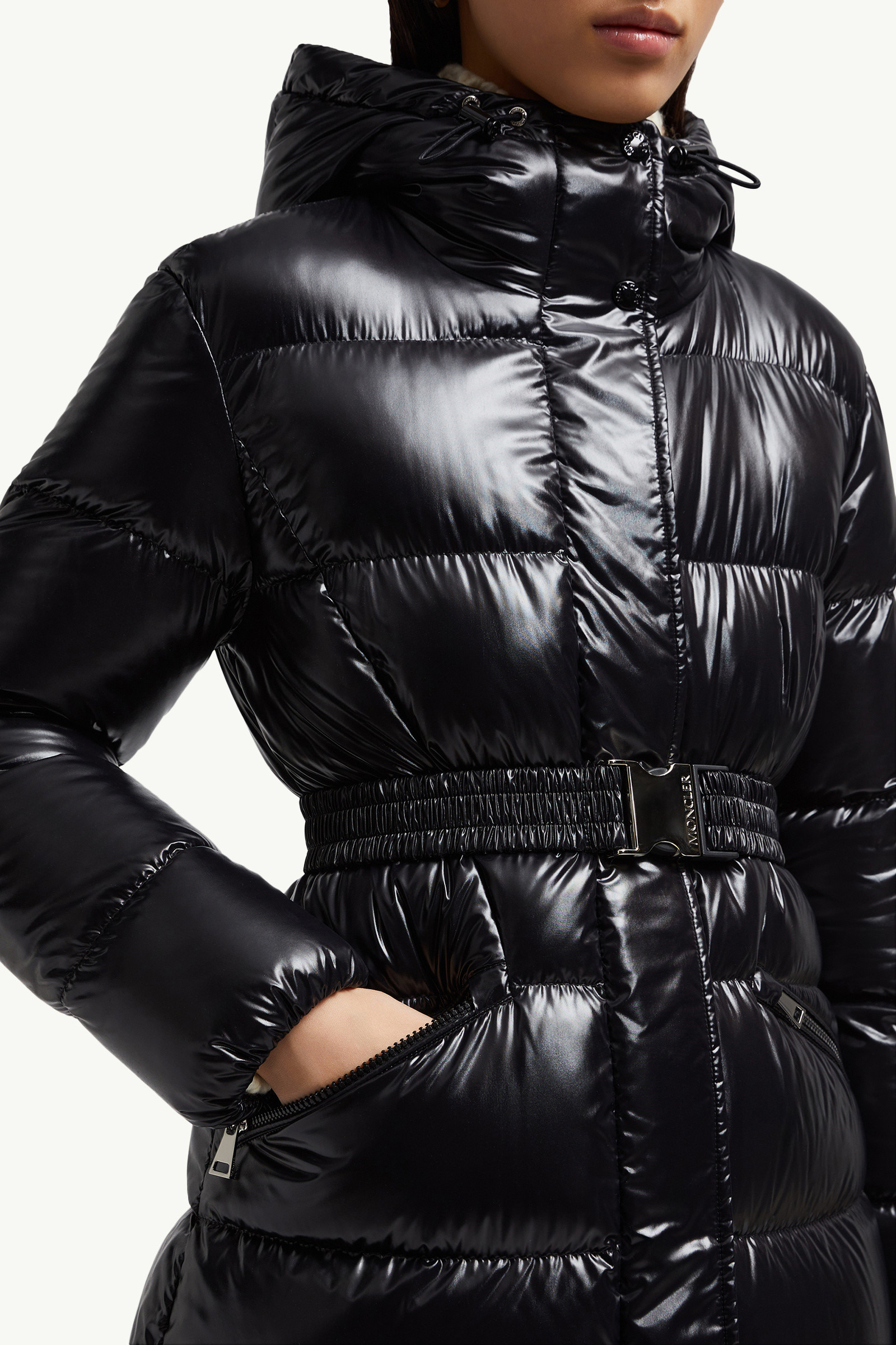 Bellevue Hooded Long Down Jacket - 6