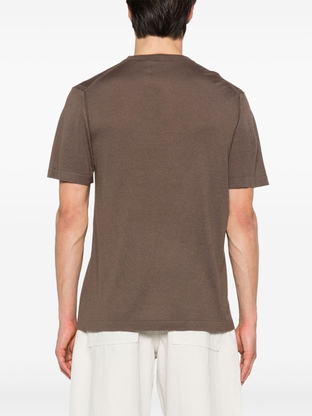 ribbed T-shirt - 3