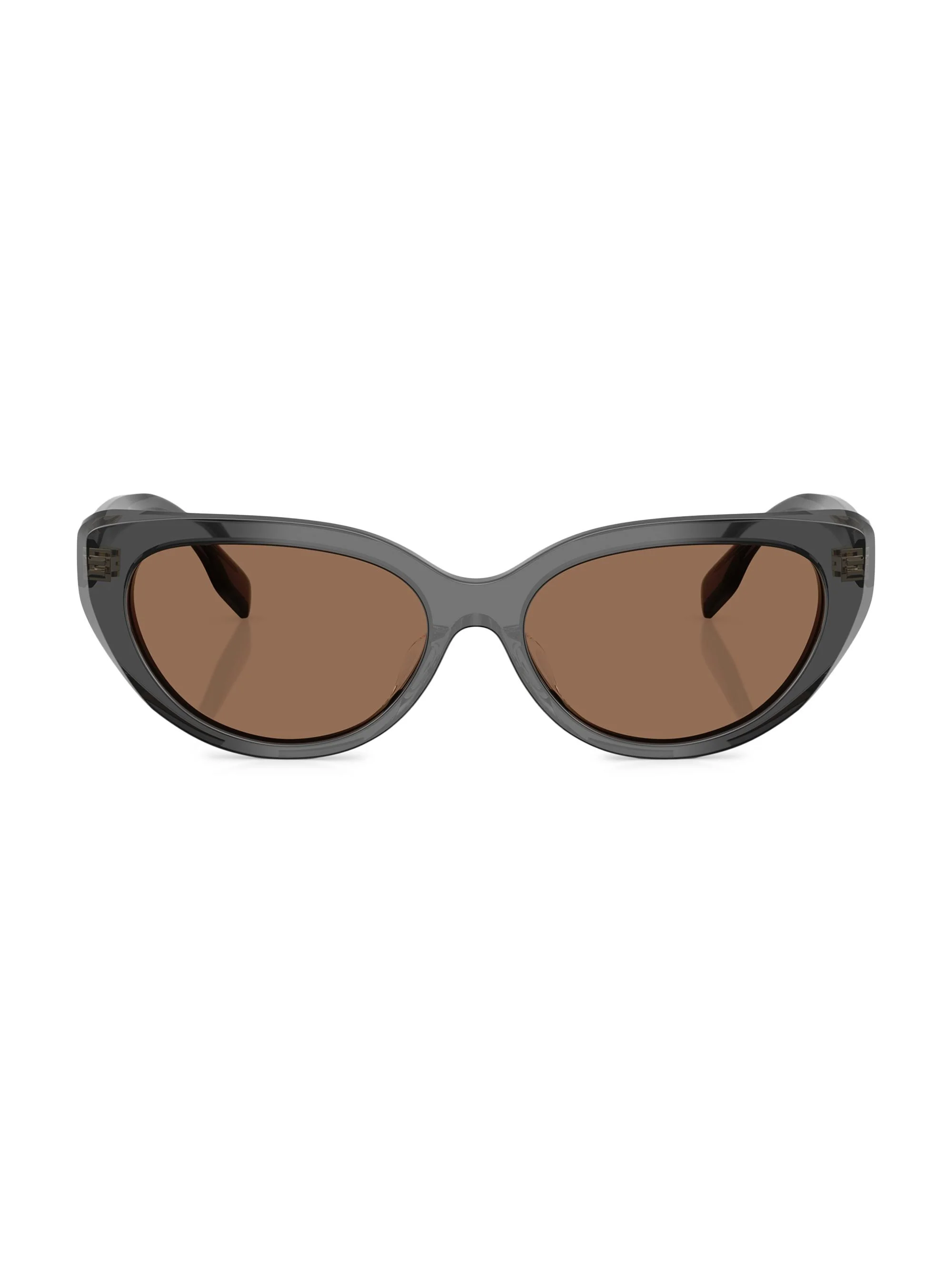 Women's 55MM Cat-Eye Sunglasses - Black Brown - 1