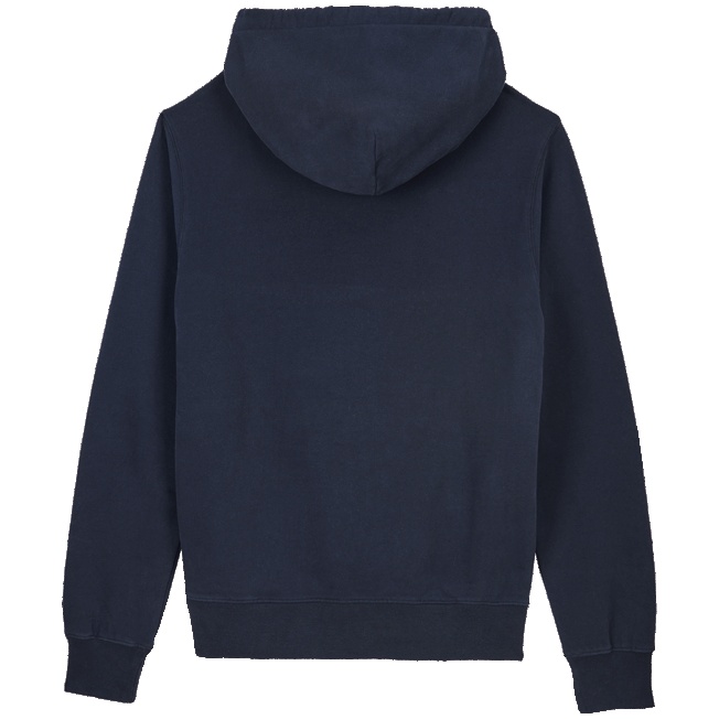 Men Embroidered Cotton Hoodie Sweatshirt Solid - 2