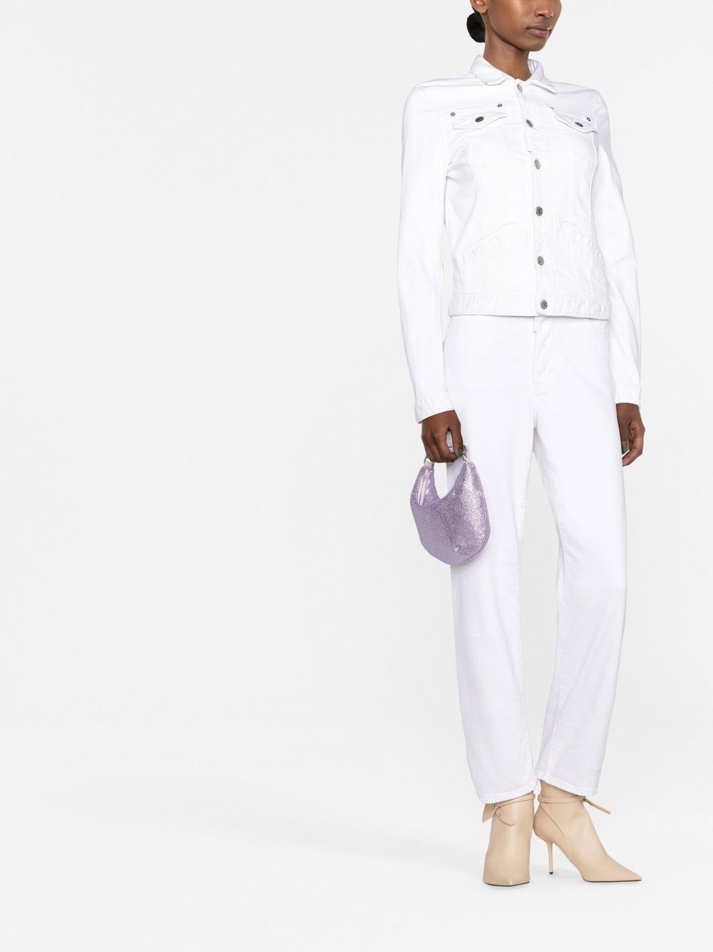 buttoned long-sleeve jacket - 2