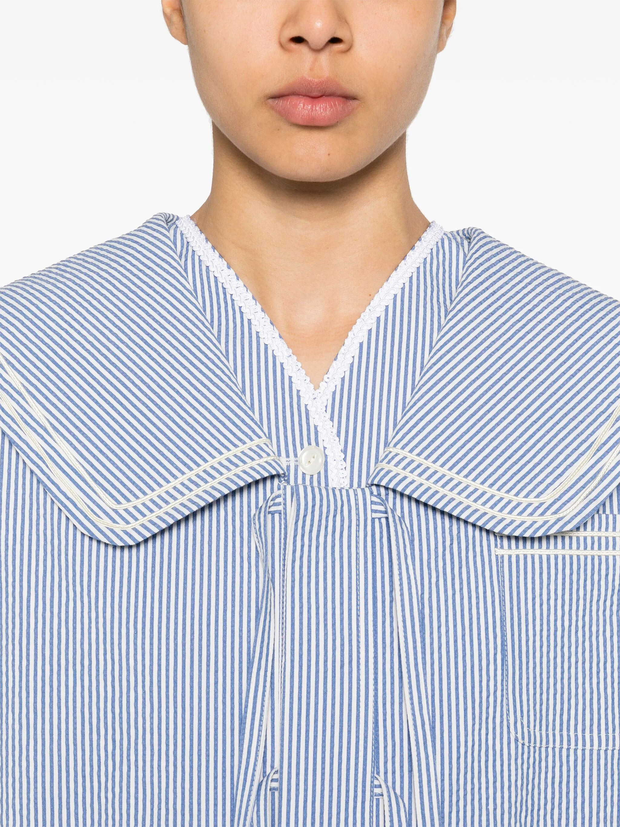Club Stripe sailor coat - 5