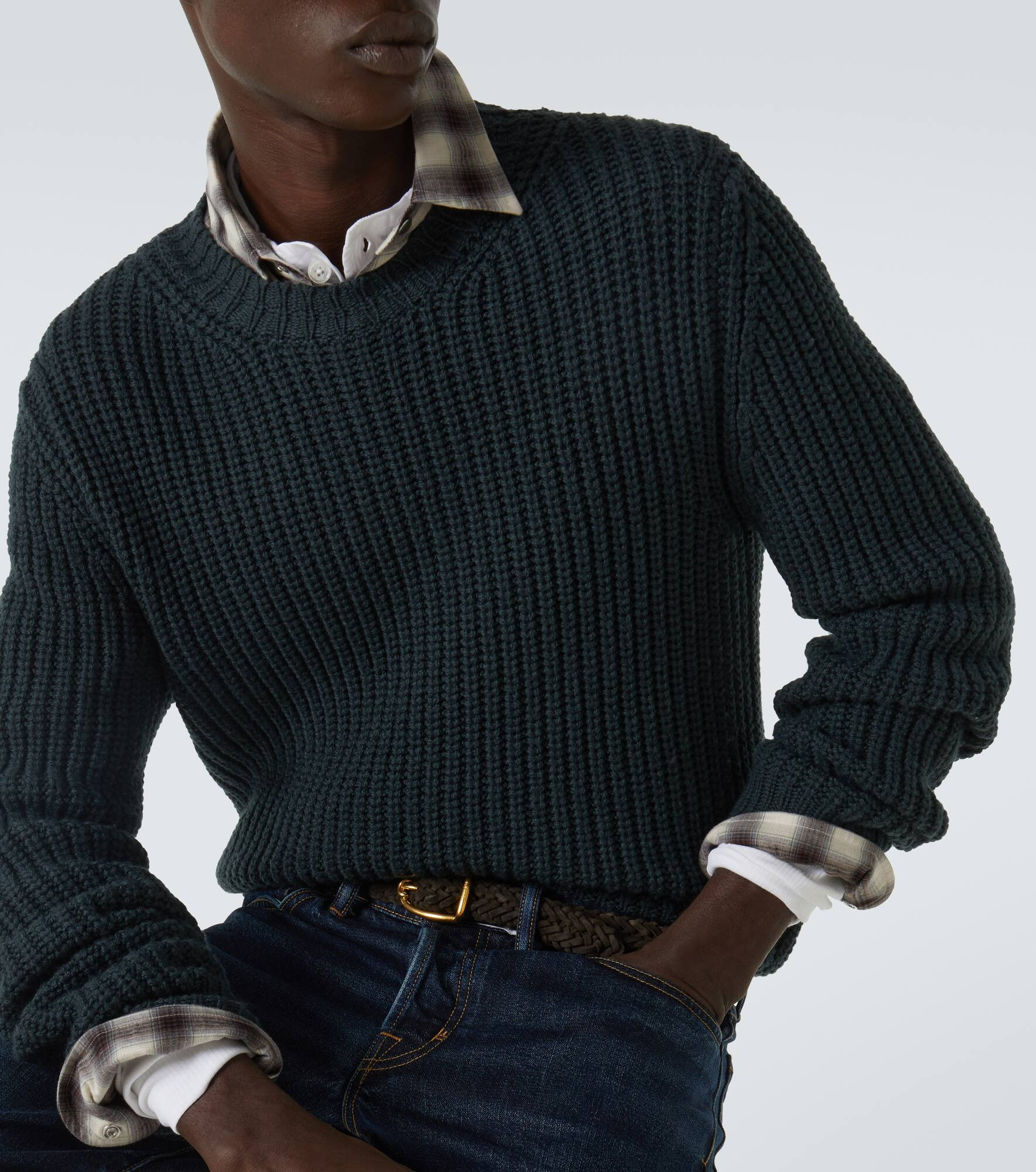 Wool and cashmere sweater - 5