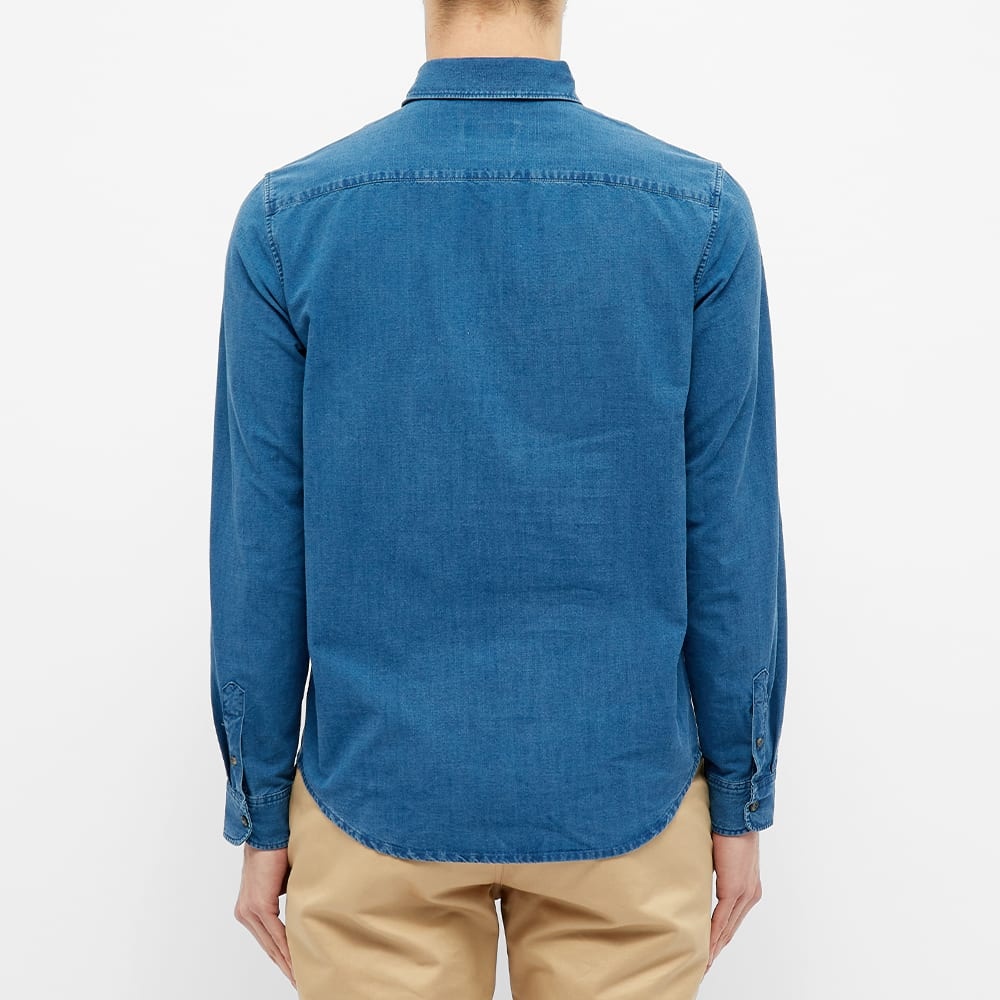 A.P.C. Chambray Button Down Shirt - 5