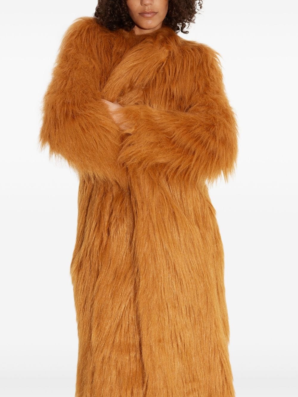 Lett Shaggy faux-fur coat - 5
