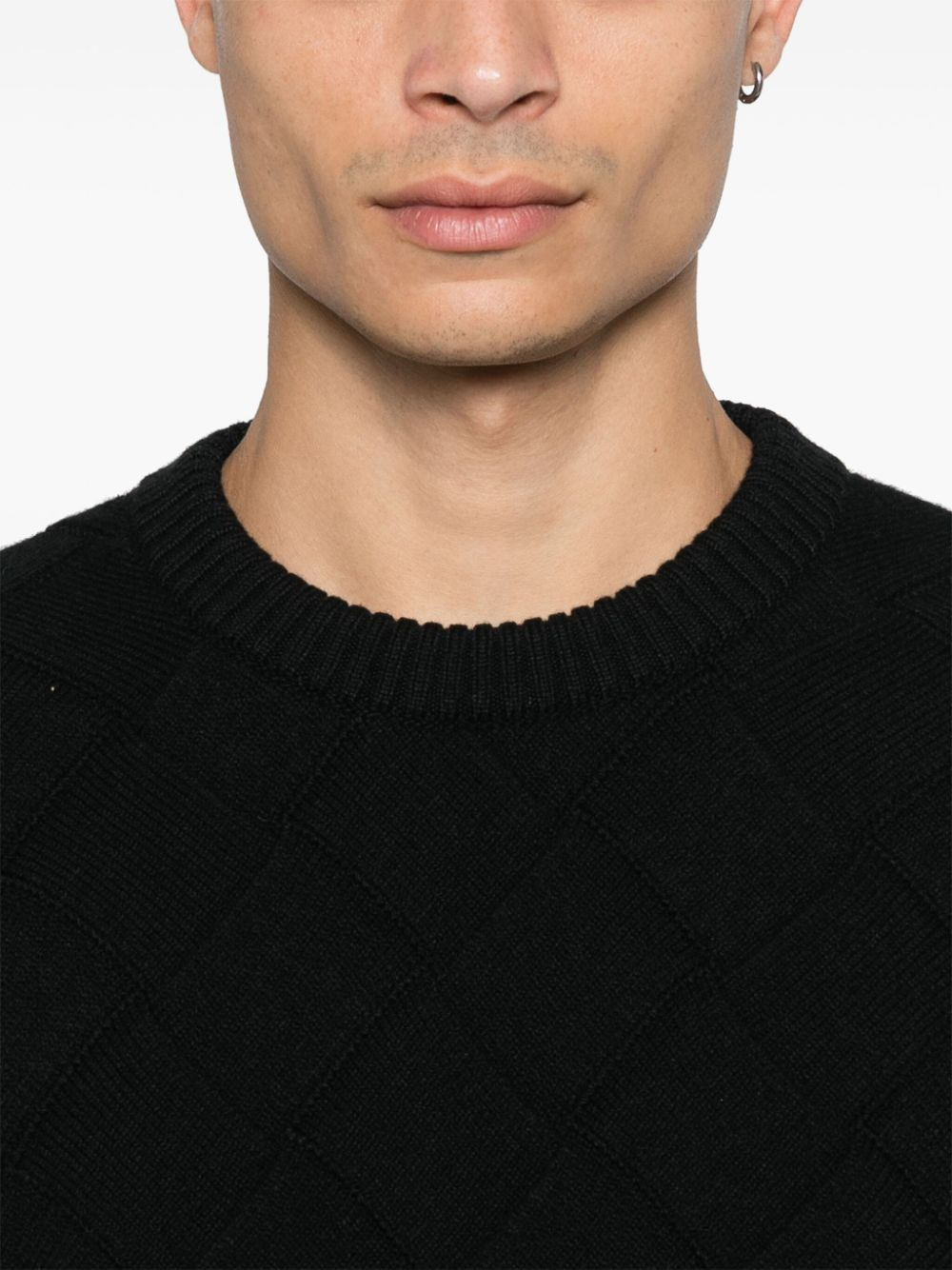 Bottega Veneta Men Sweater Wool 3D Knit - 5