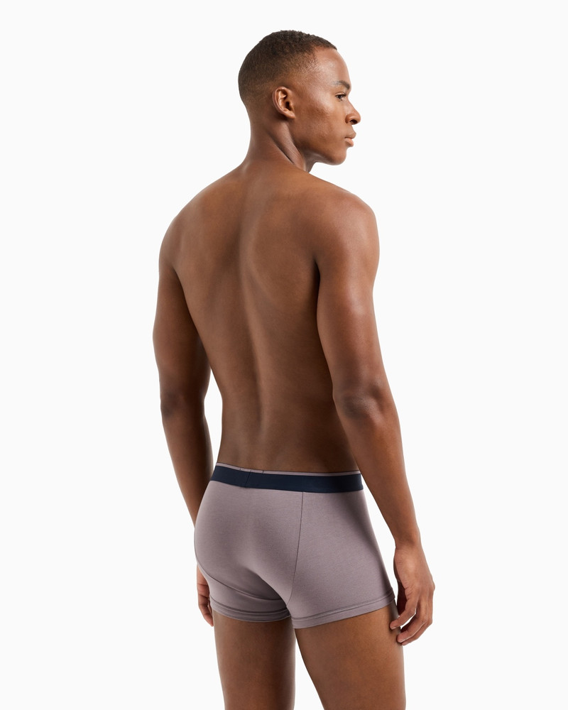 TWO-PACK OF ASV LOGO LABEL ORGANIC-COTTON BOXER BRIEFS 3