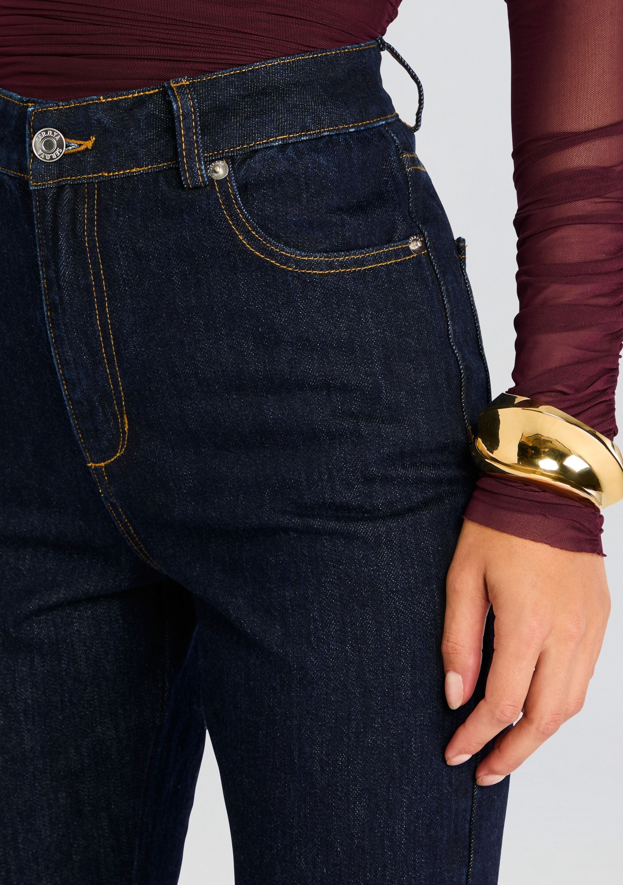 ASHTON HIGH RISE SLIM FLARE JEAN - 2