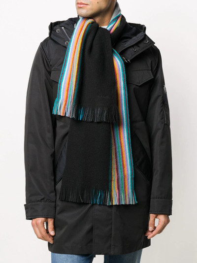 Paul Smith reversible multiple-edge virgin wool scarf outlook