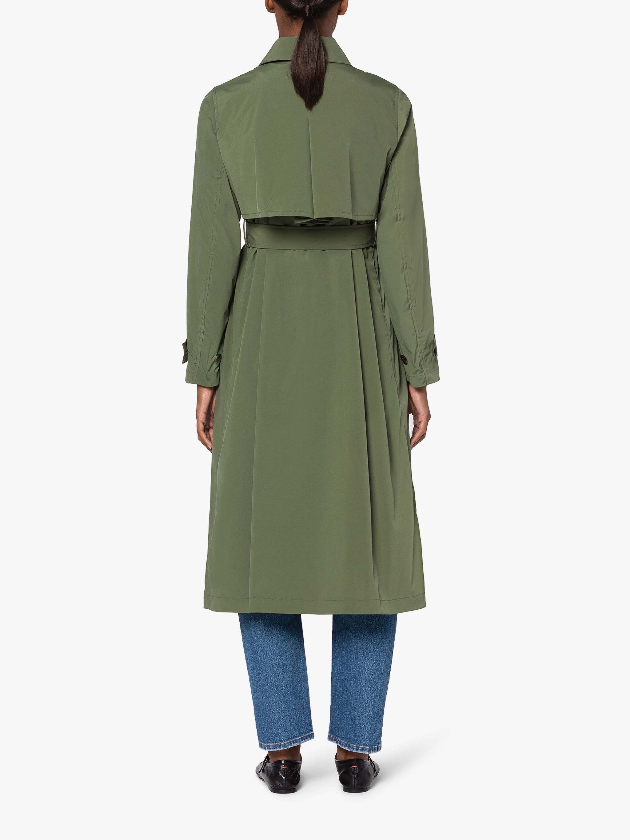 POLLY GREEN ECO DRY TRENCH COAT - 4