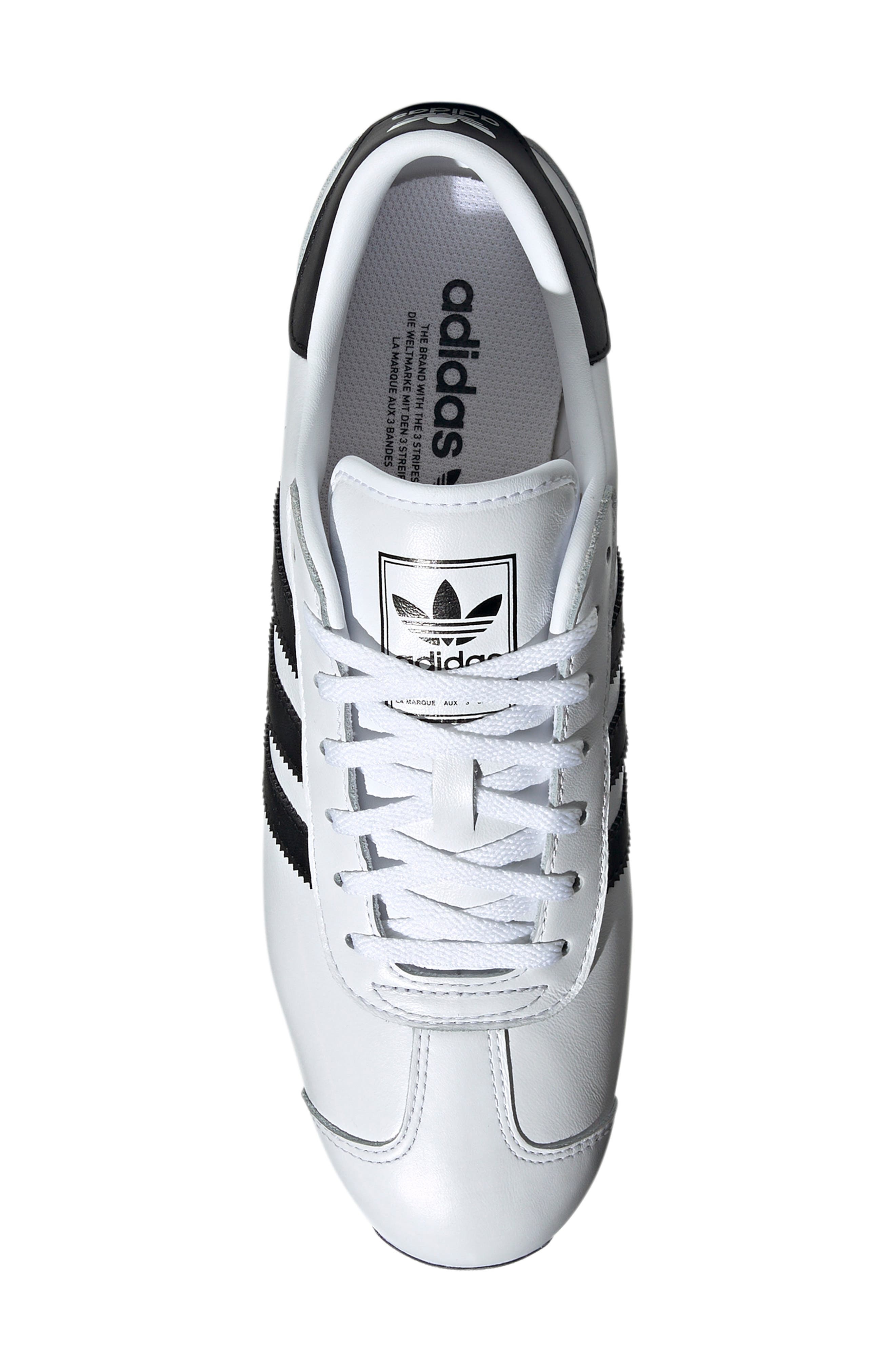 adidas Country II Sneaker in White/Black/White at Nordstrom - 4