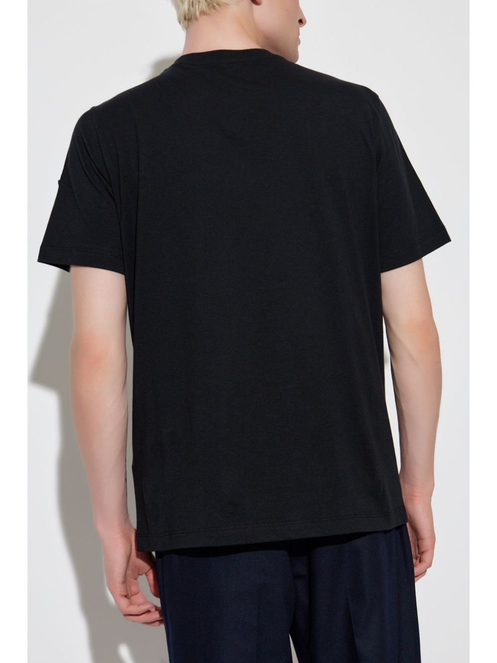 flocked-logo T-shirt - 4