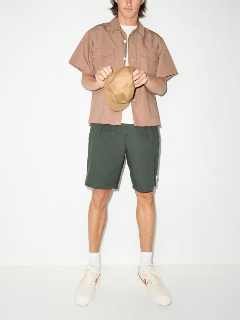logo-patch Bermuda shorts - 5
