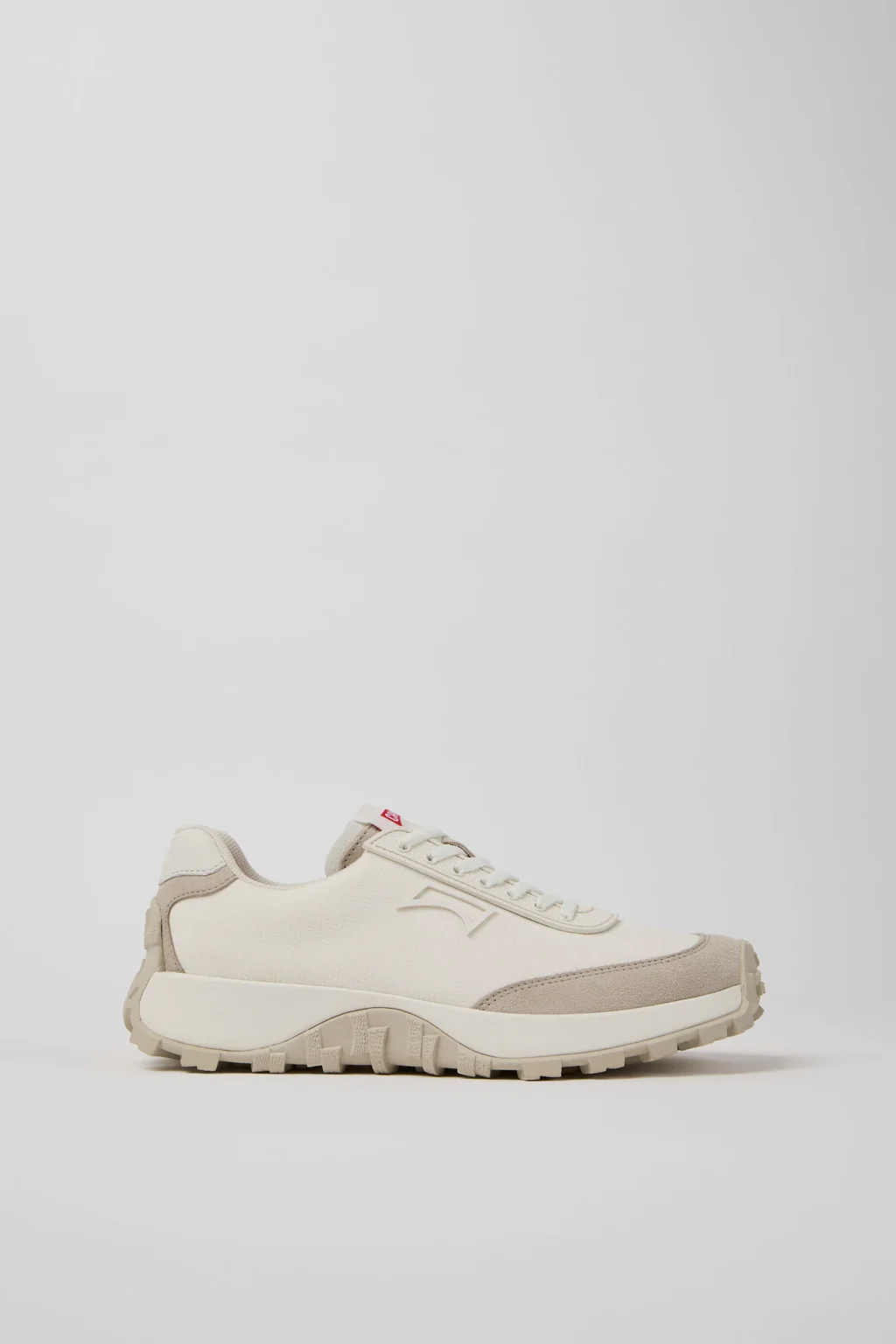 Drift Trail White Textile and Nubuck Sneakers for Women. - 1