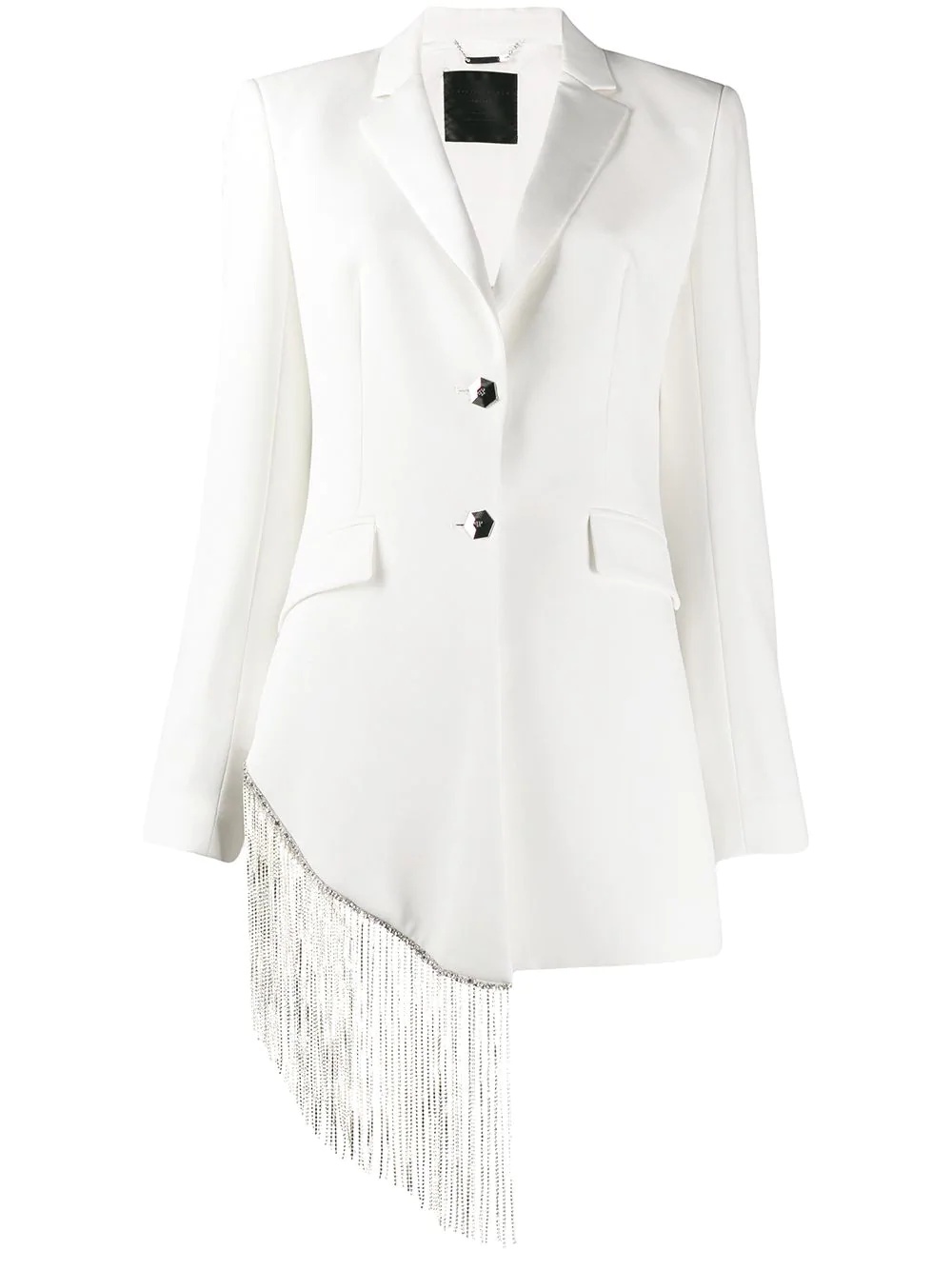 fringed blazer - 1