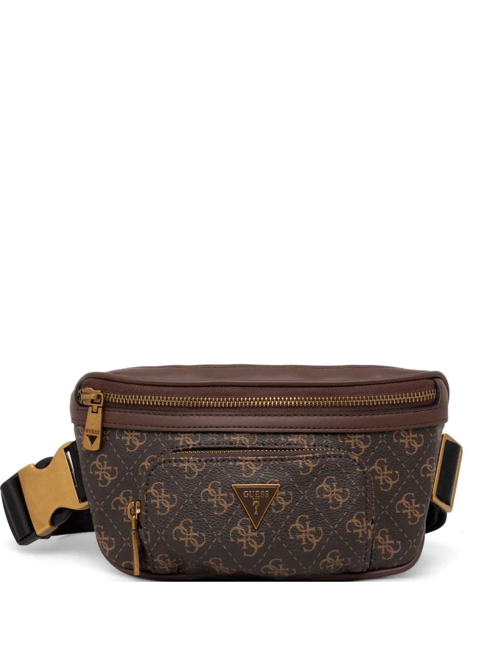 Vezzola monogram-print logo-plaque belt bag - 1