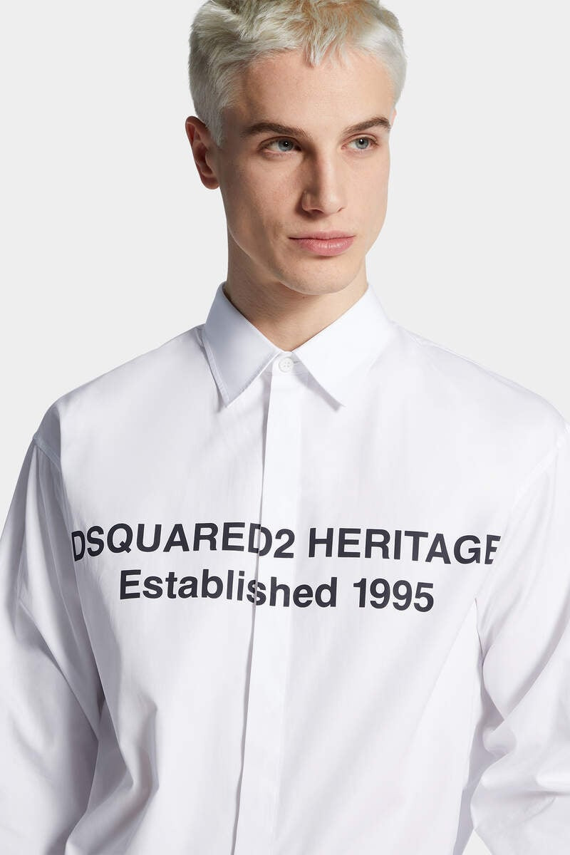 PRINTED HERITAGE LOGO SHIRT - 5