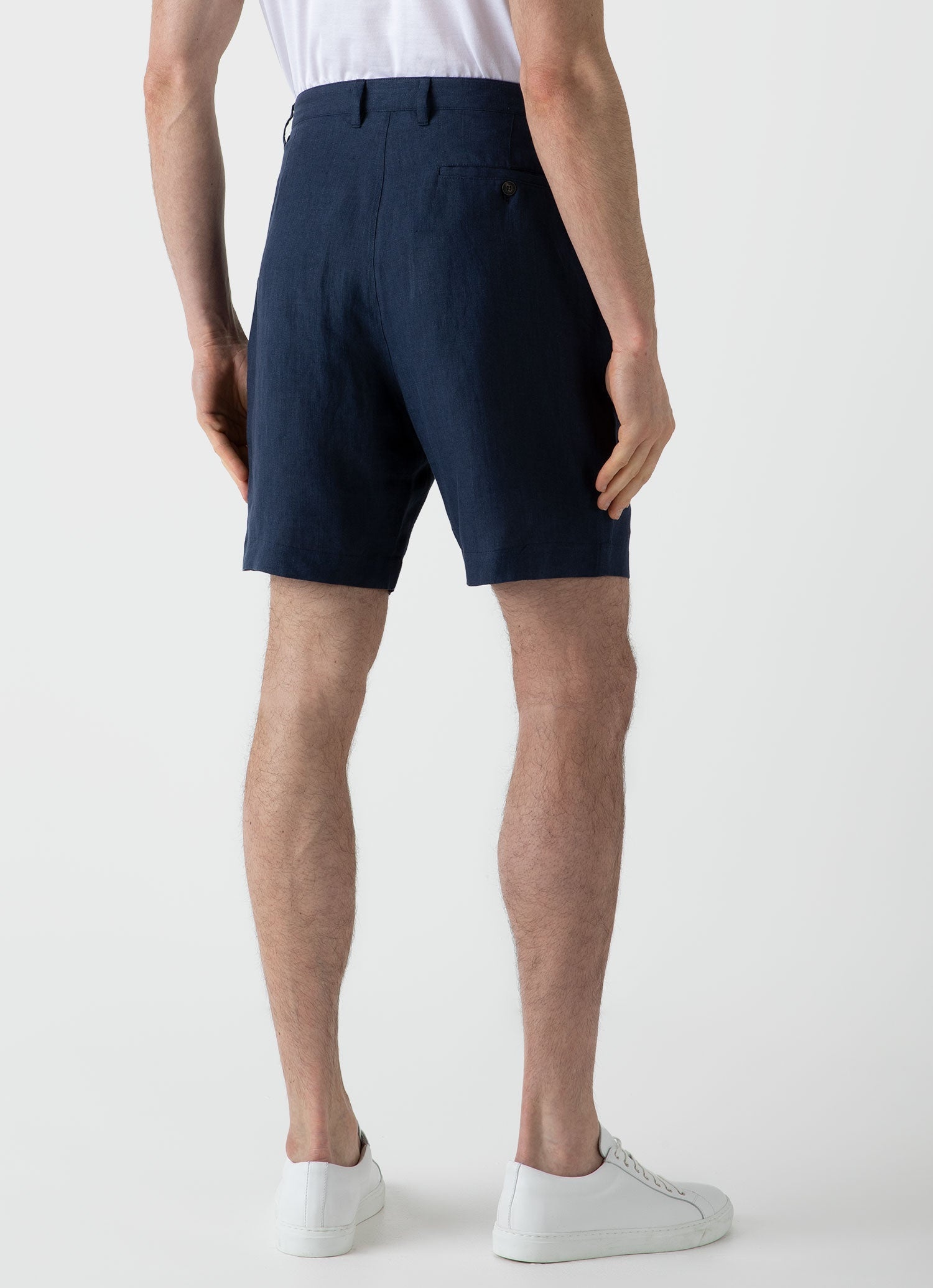 Pleated Linen Short - 4