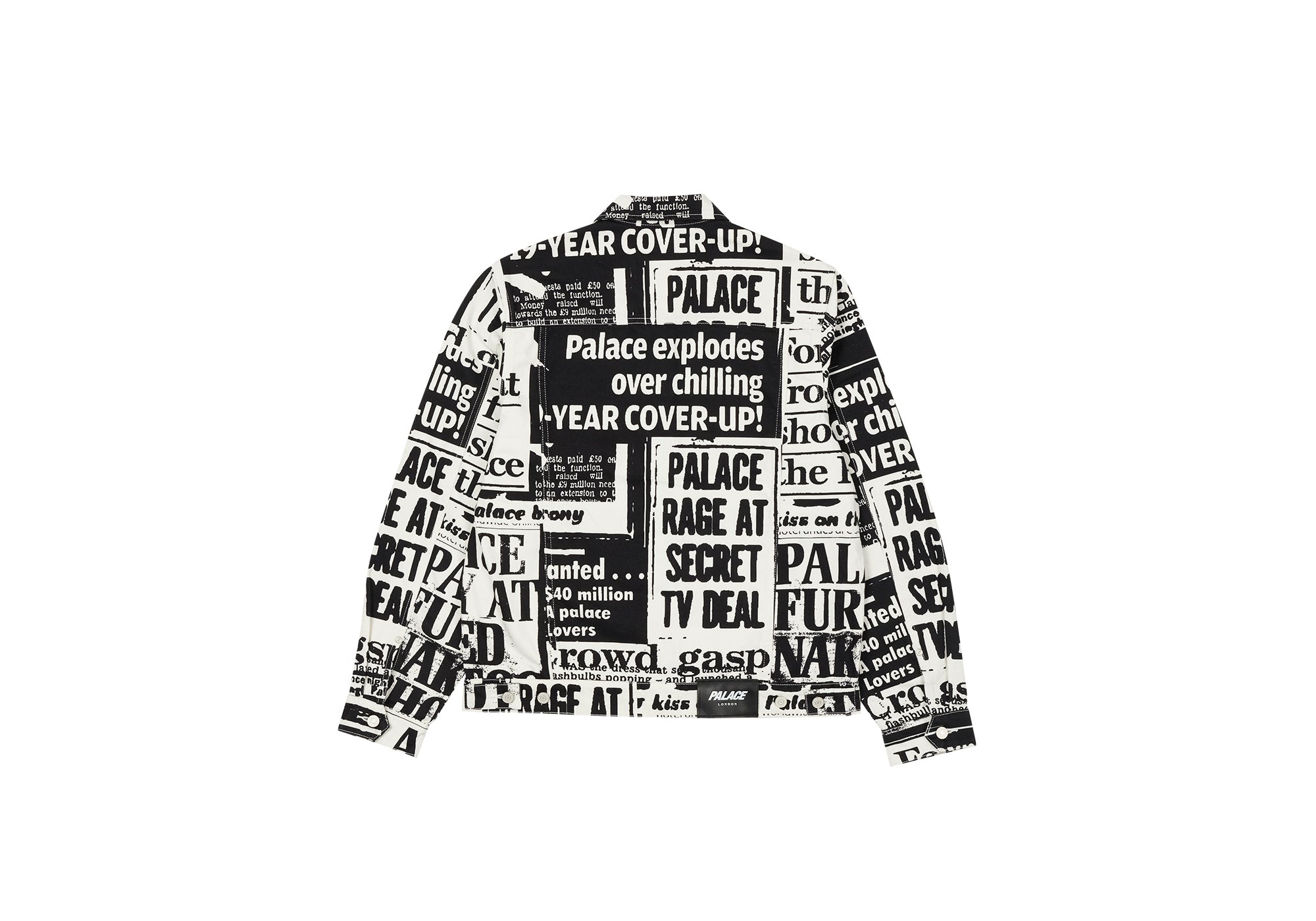 TABLOID DENIM JACKET BLACK - 2