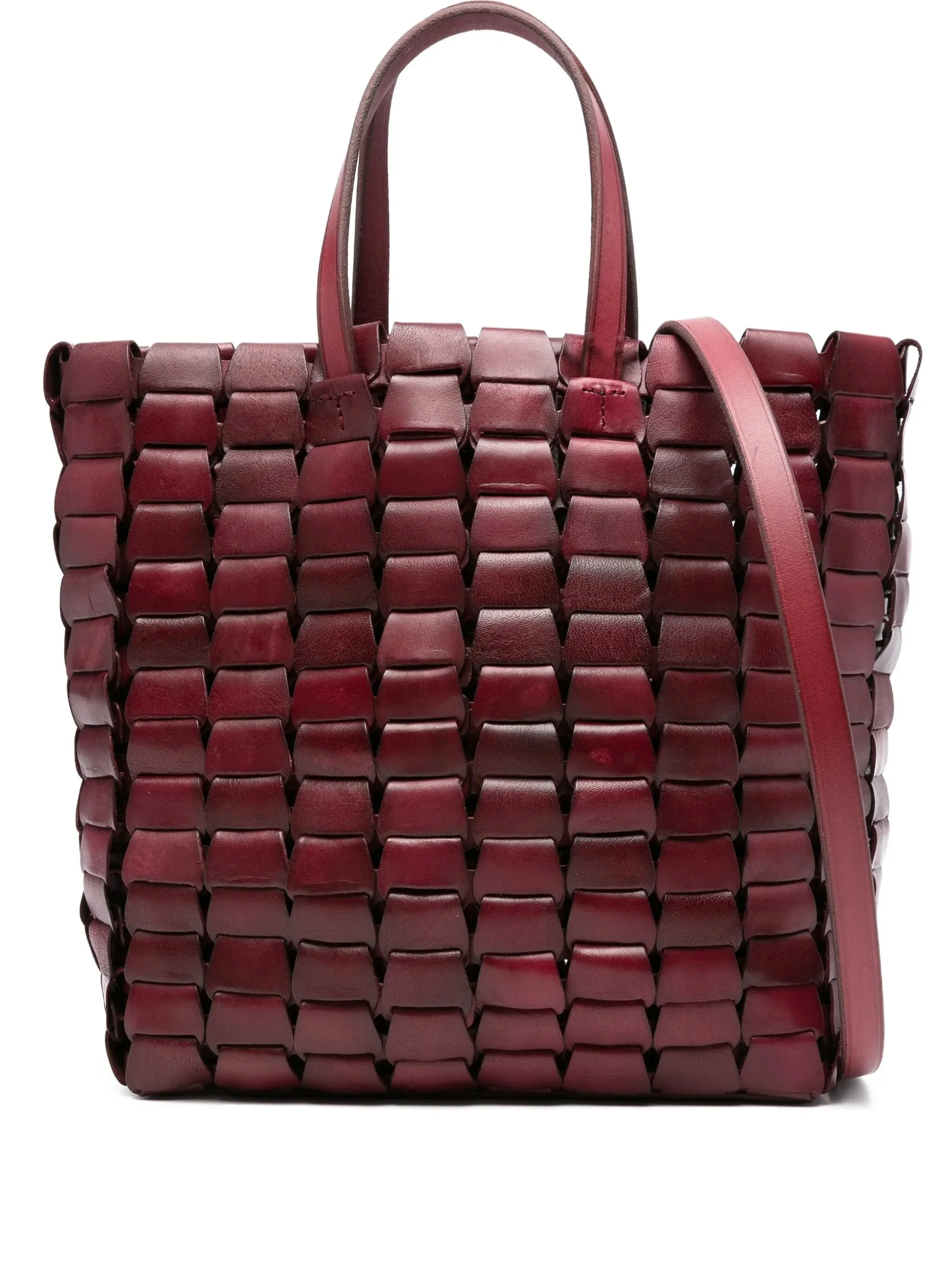 Dragon Diffusion Woven Leather Tote Bag - 1