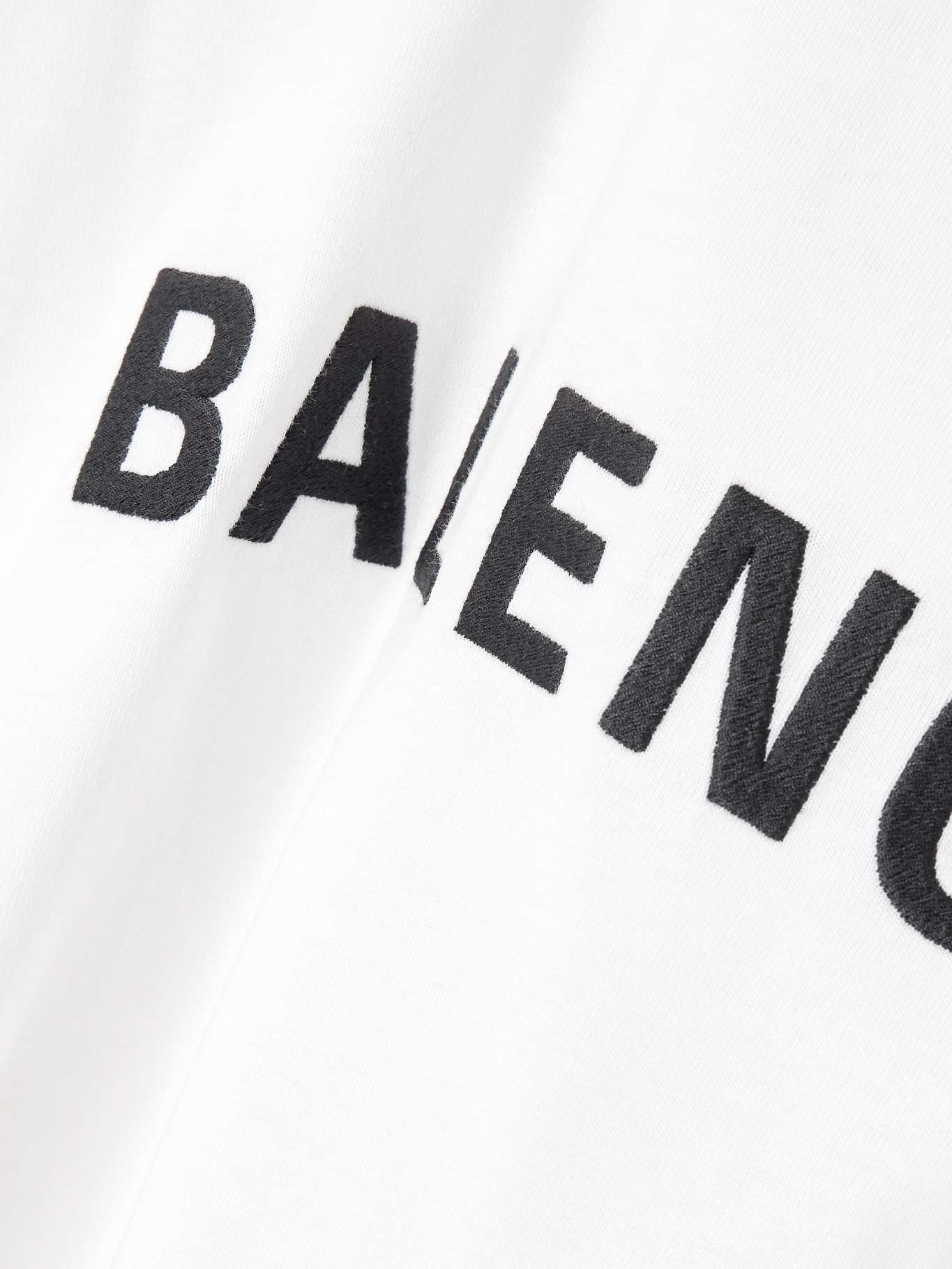 Embroidered cotton-jersey T-shirt White - 4