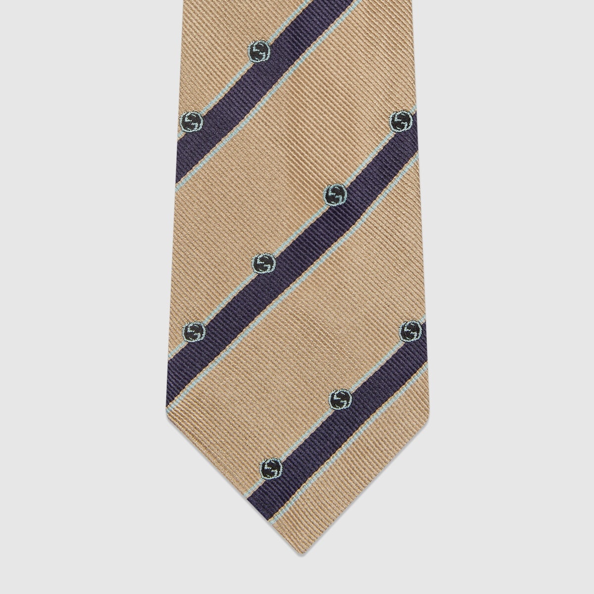 Striped silk tie - 4