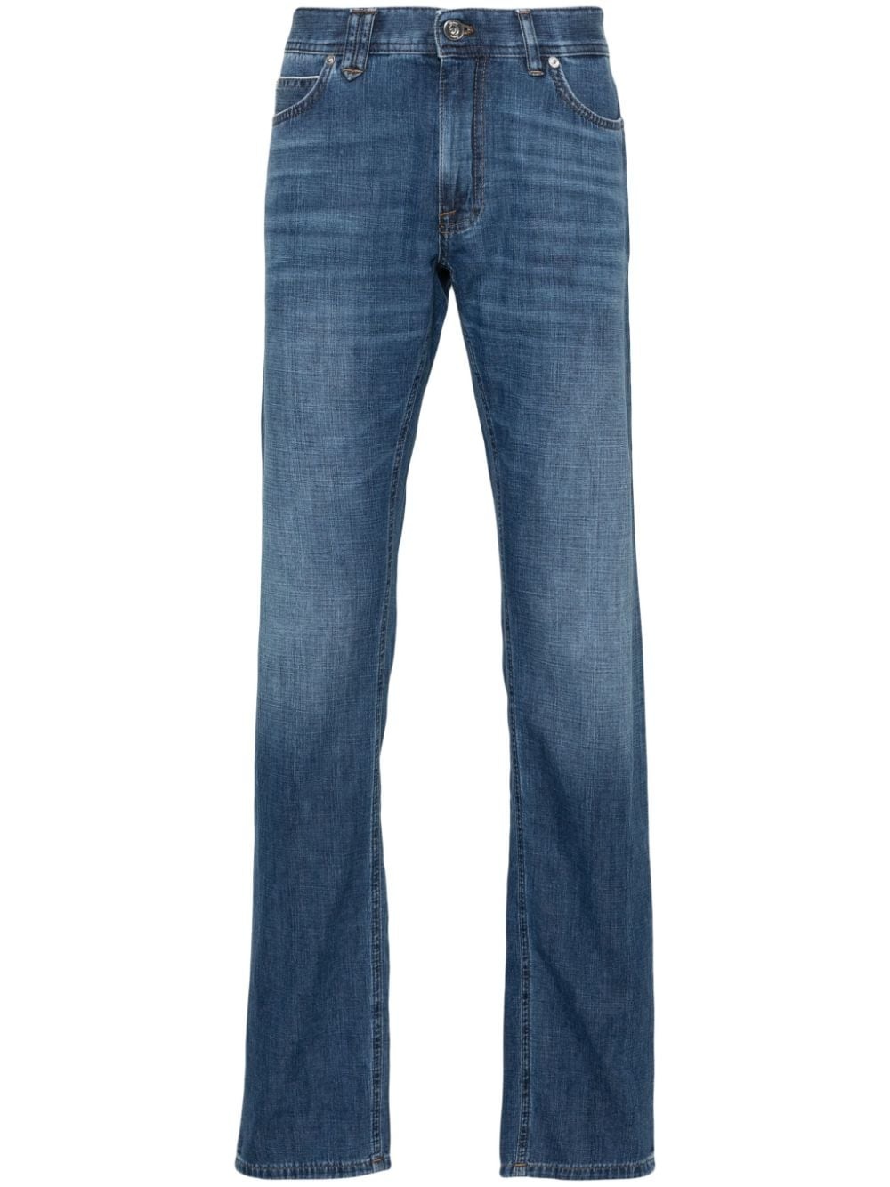 Meribel mid-rise straight-leg jeans - 1