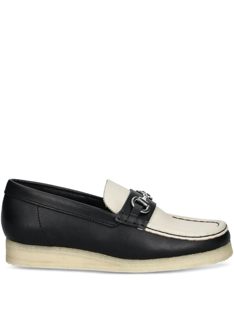 two-tone leather loafers 1