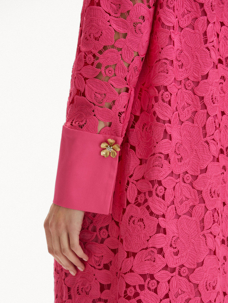 ENGLISH ROSE GUIPURE LONG SLEEVE GOWN 5