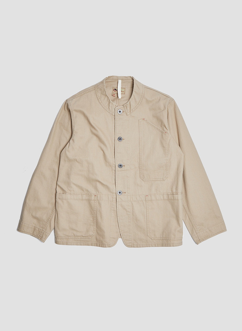 Mechanics Jacket Cotton Twill in Tan 1