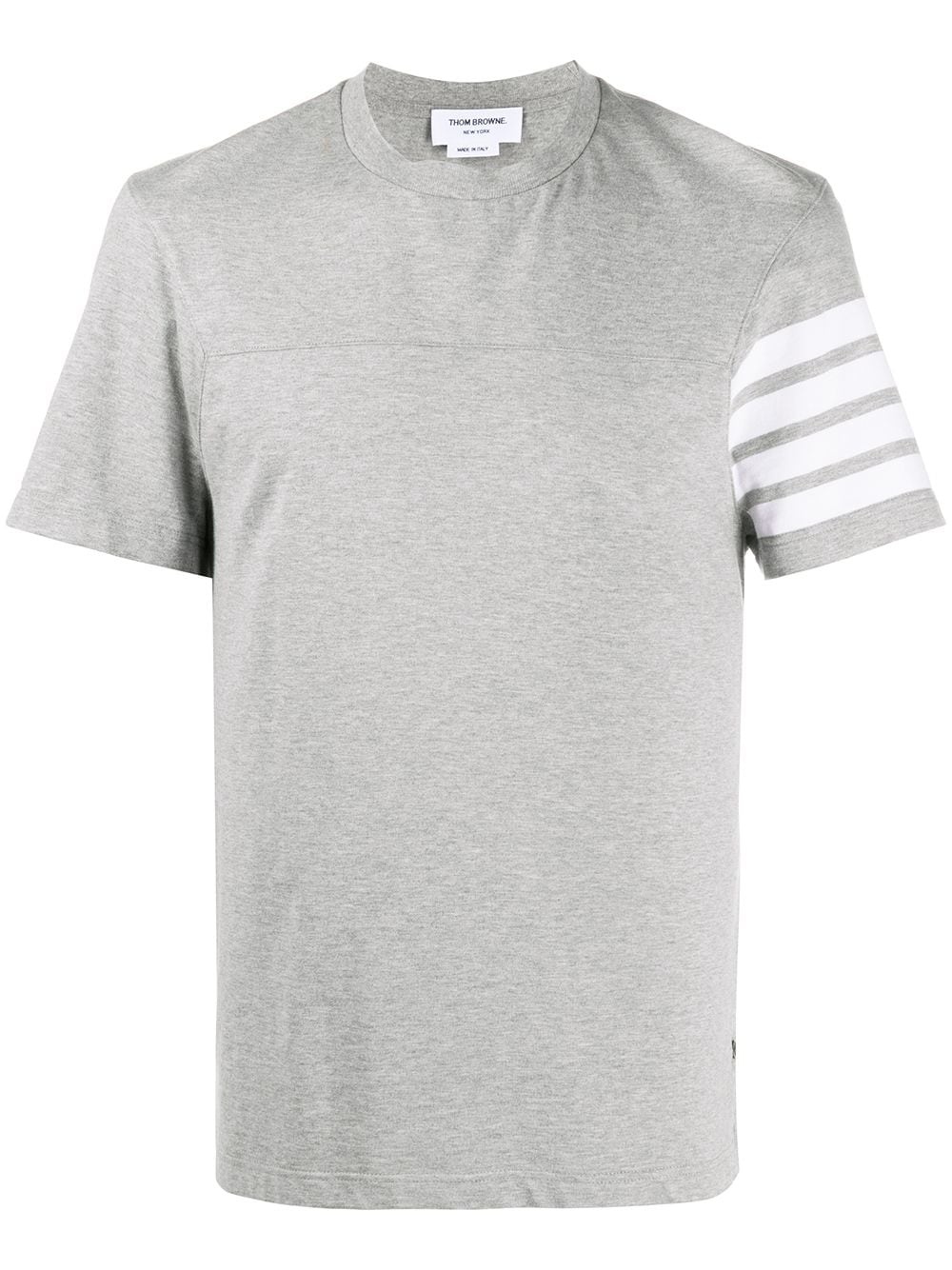 4-Bar stripe short-sleeve T-shirt - 1