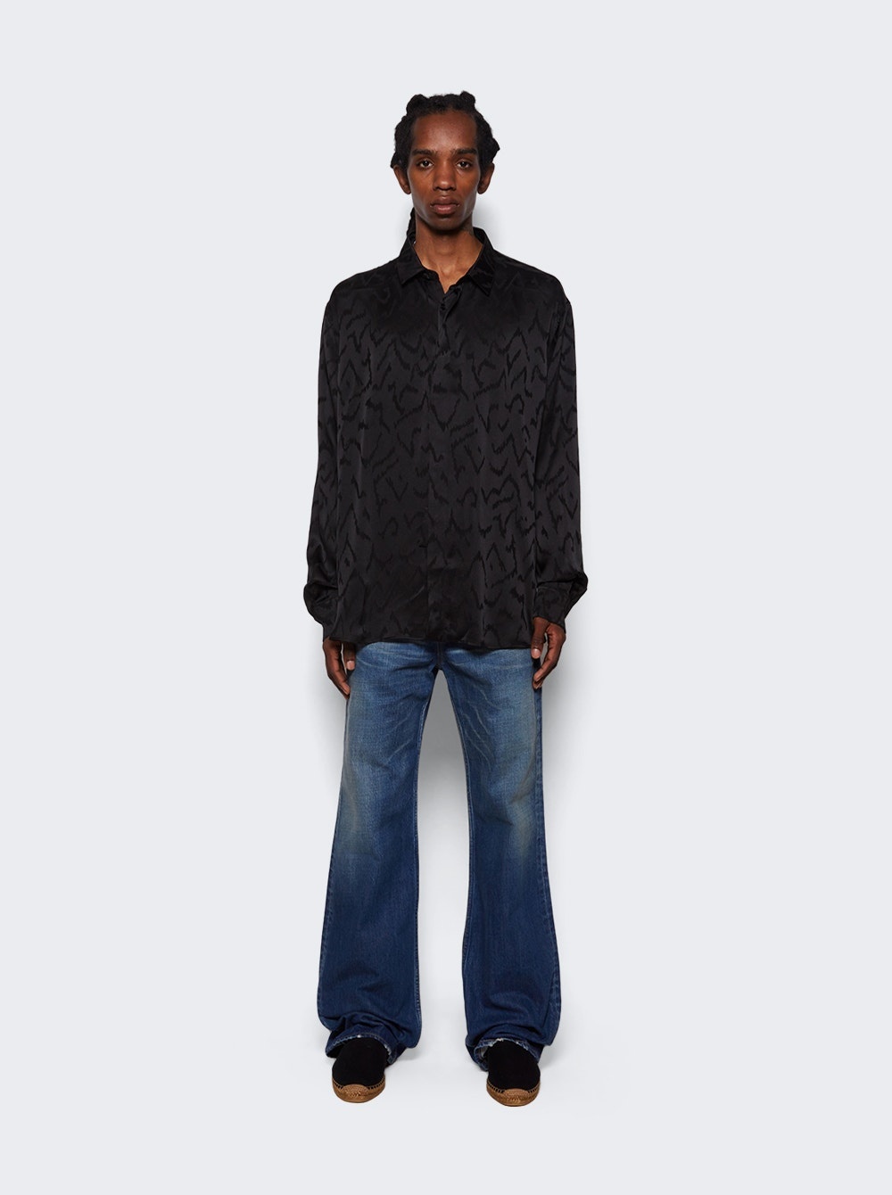 Yves Collar Shirt Black - 2