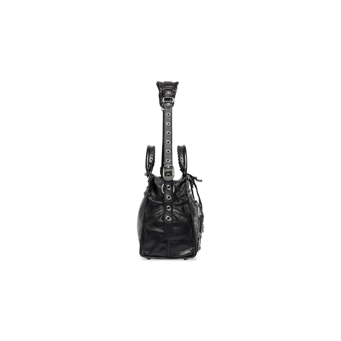 Women's Neo Cagole City Handbag With Rhinestones in Black - 2