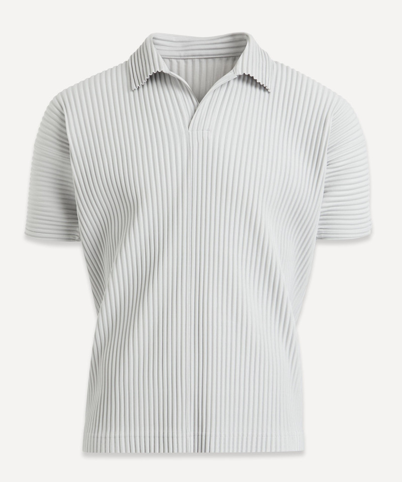 Pleated Polo Shirt - 1