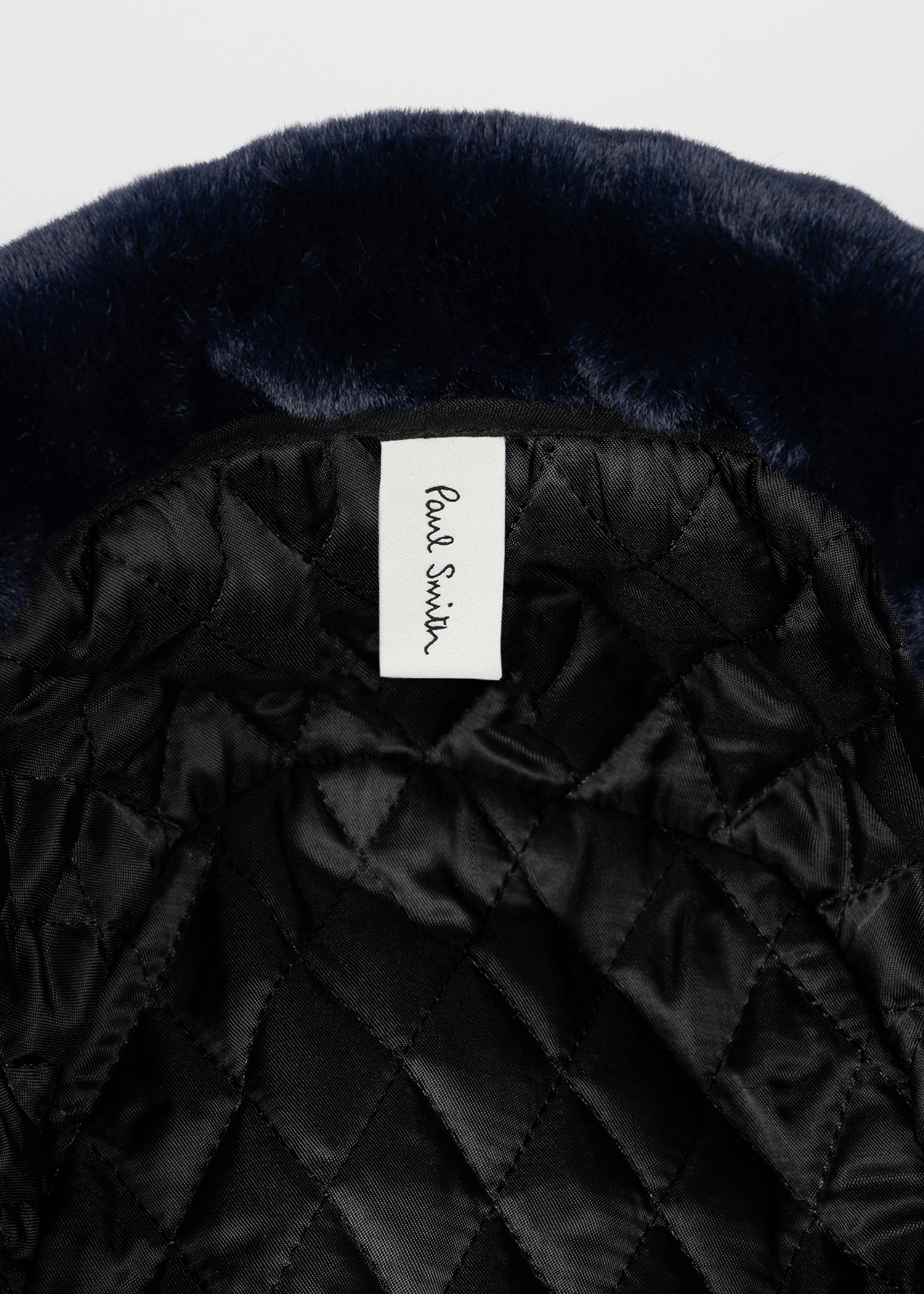 Navy Faux Fur Trapper Hat - 3
