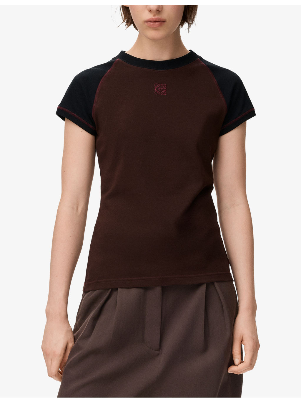 Colour-Block Slim Cotton-Jersey T-Shirt - 3
