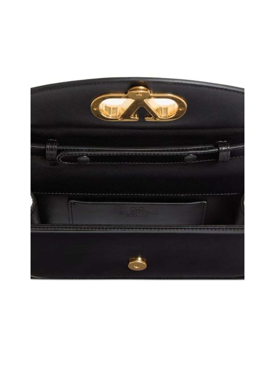 Small Vain Leather Clutch - 2