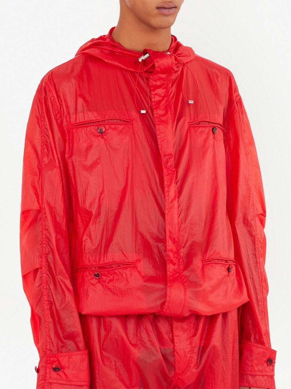 four-pocket hooded jacket - 6