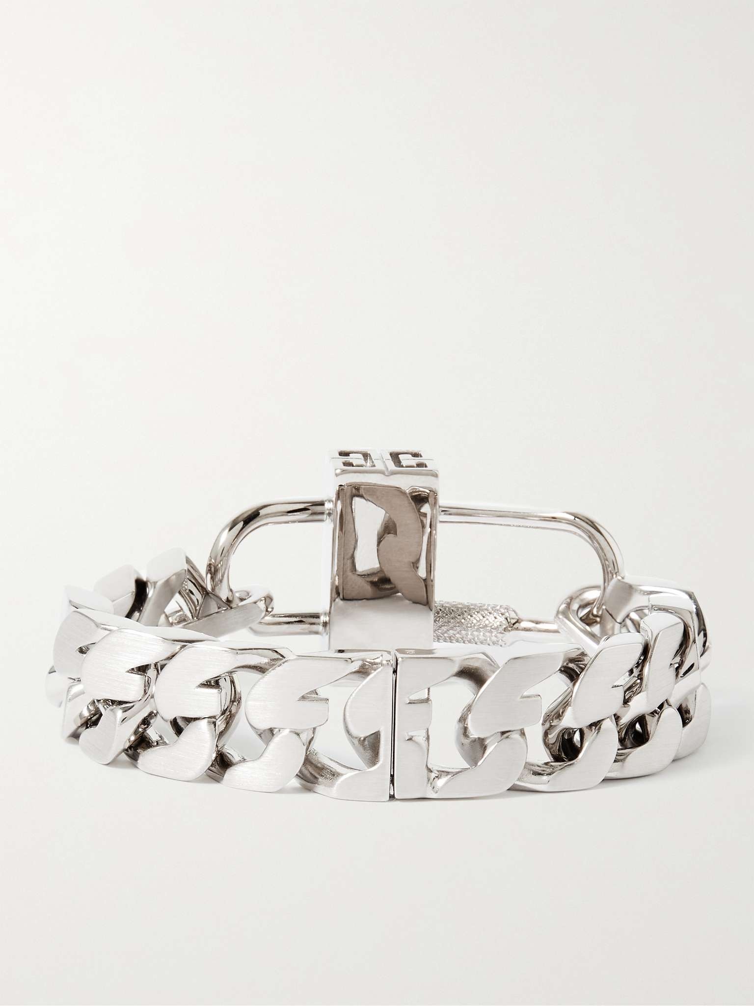 G Chain Silver-Tone Bracelet - 3