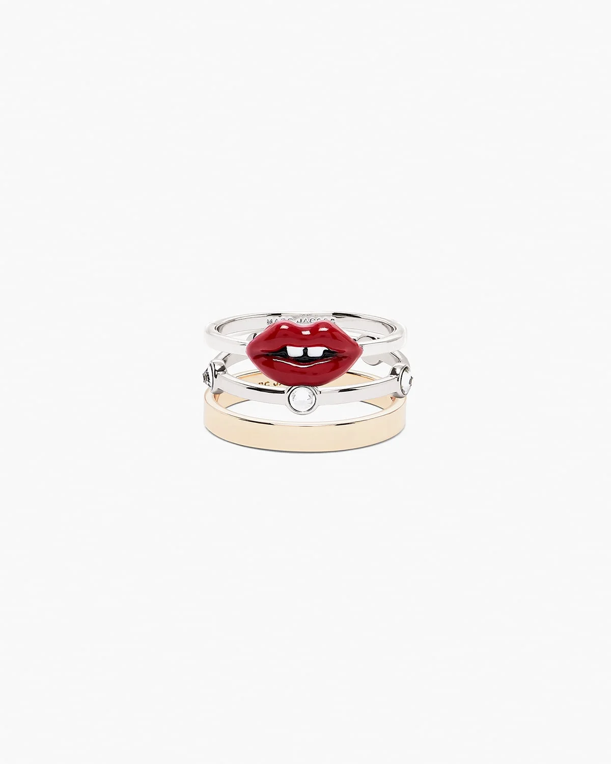 The Lips Rings, Set of 3 - 1
