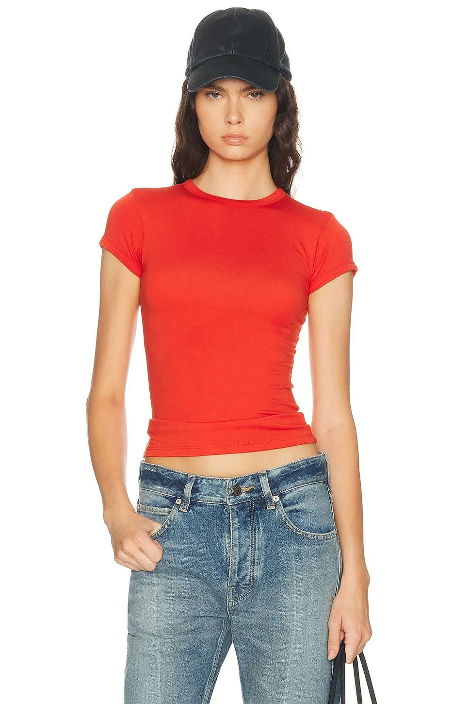 Crew Neck Slim Fit Tee - 1