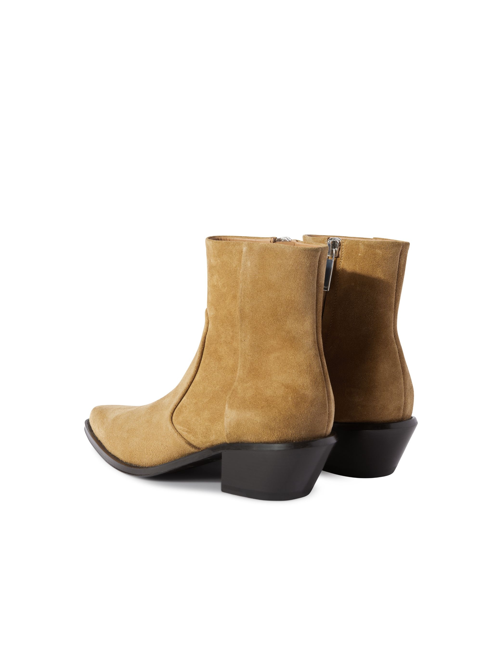 55mm Suede Ankle Boots - 4