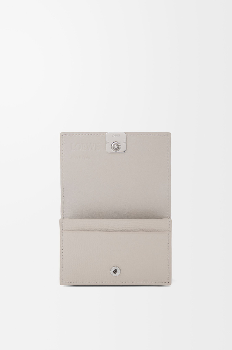 Loewe Anagram business cardholder in pebble grained calfskin outlook