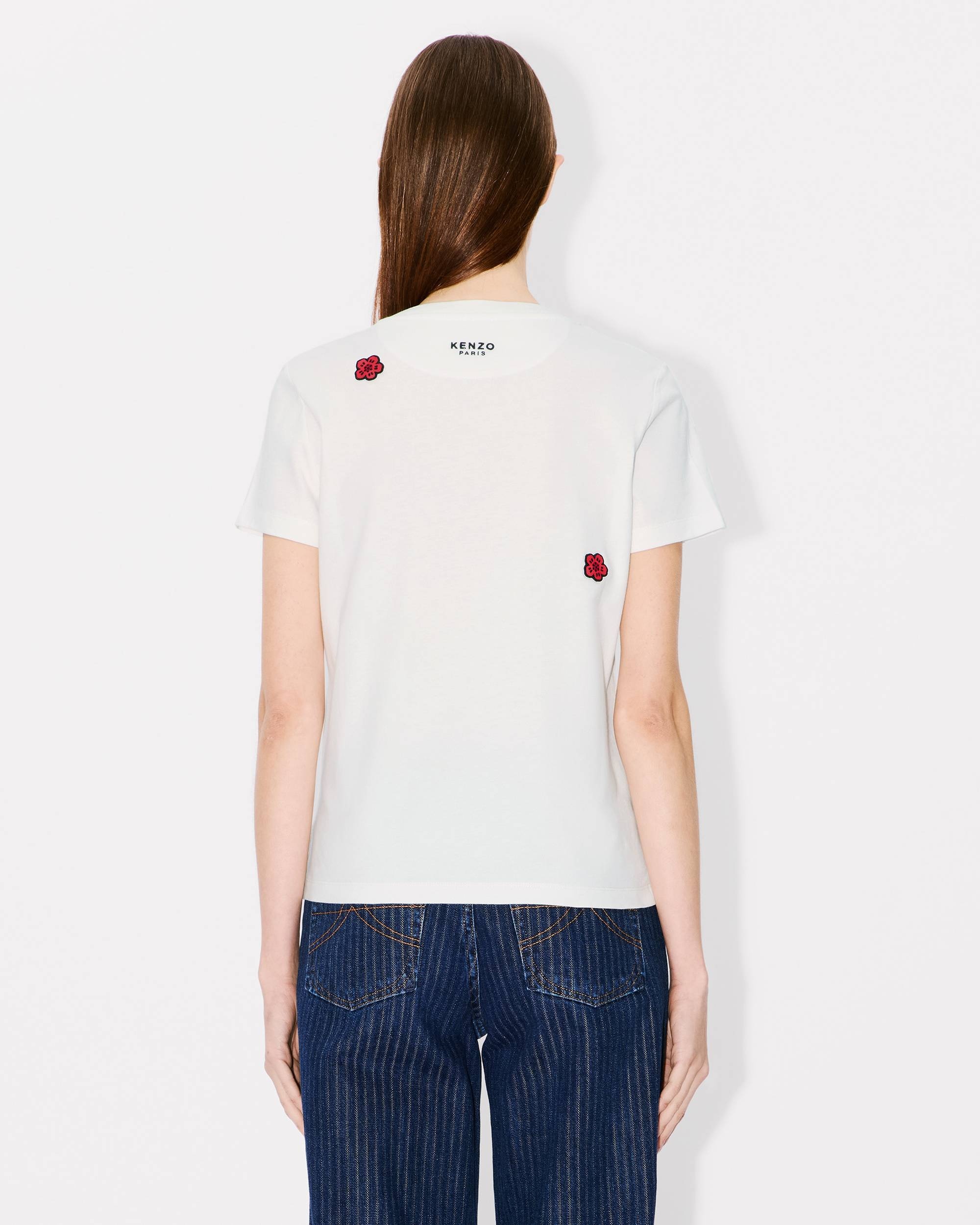 'Boke Flower' classic embroidered T-shirt - 4